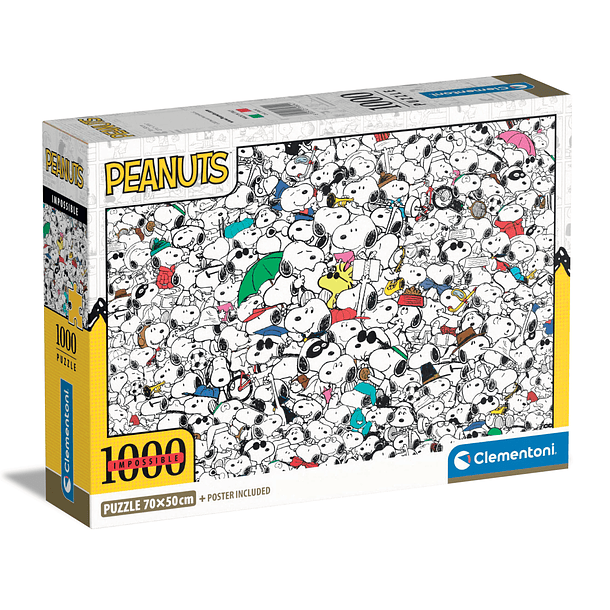 Puzzle Impossible 1000 pçs - Peanuts 1