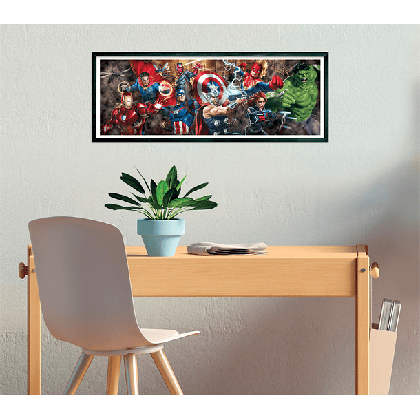 Puzzle Panorama 1000 pçs - Marvel 3