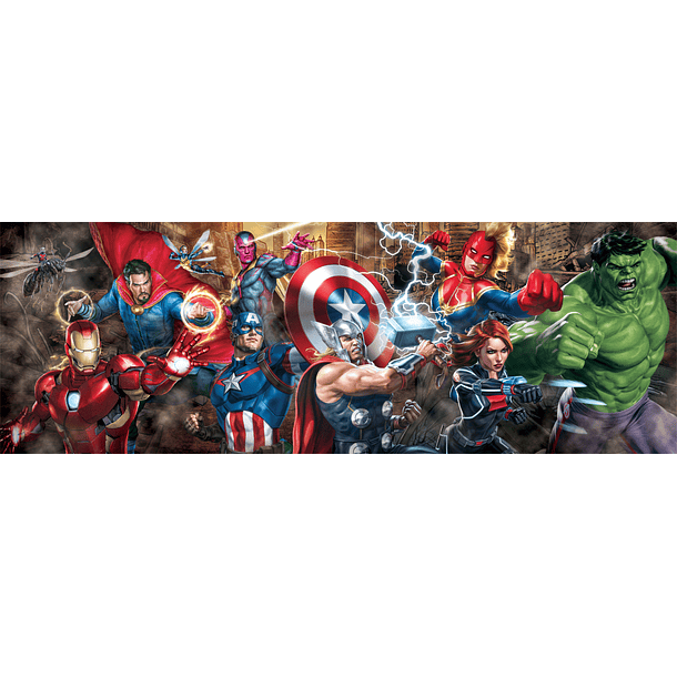 Puzzle Panorama 1000 pçs - Marvel 2