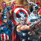 Puzzle Panorama 1000 pçs - Marvel 2