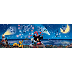 Puzzle Panorama 1000 pçs - Disney Mickey & Minnie
