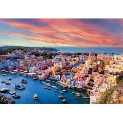 Puzzle 1500 pçs - Picturesque Procida Island