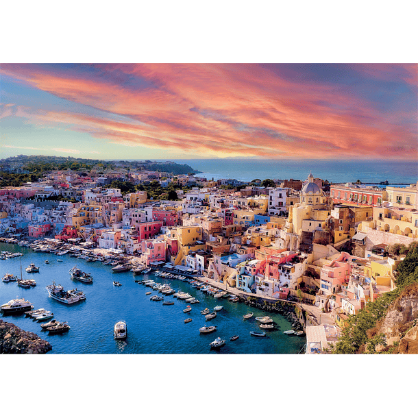 Puzzle 1500 pçs - Picturesque Procida Island 2