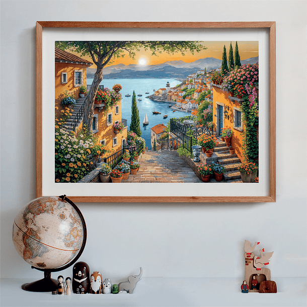 Puzzle 1500 pçs - Steps To The Harbor 3