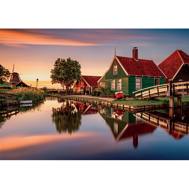 Puzzle 1500 pçs - Zaanse Schans 2