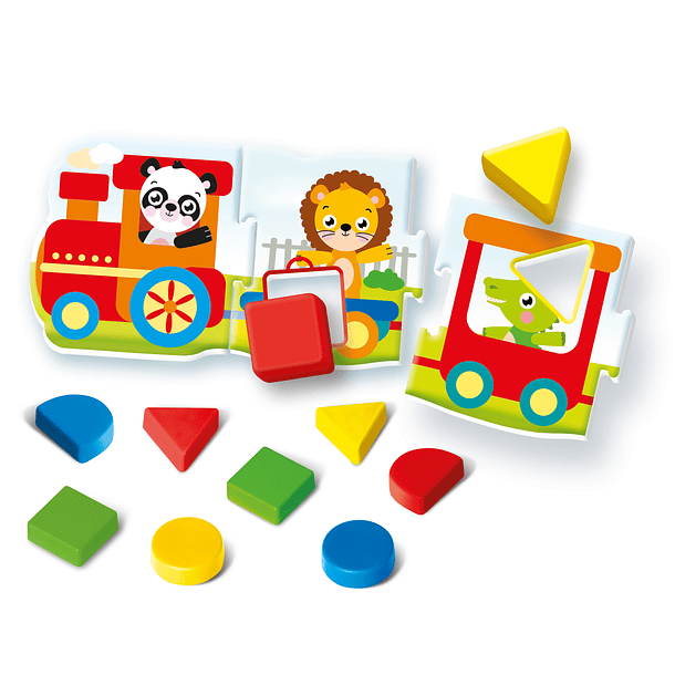 Montessori - O Comboio das Formas 2