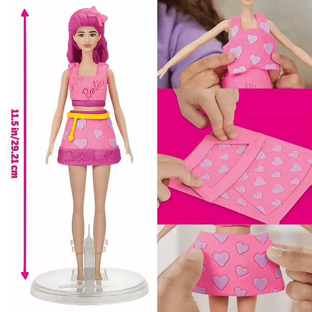 Play-Doh - Barbie Corações e Penteados 2