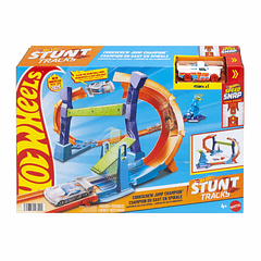 Hot Wheels Stunt Tracks - Corkscrew Jump Champion