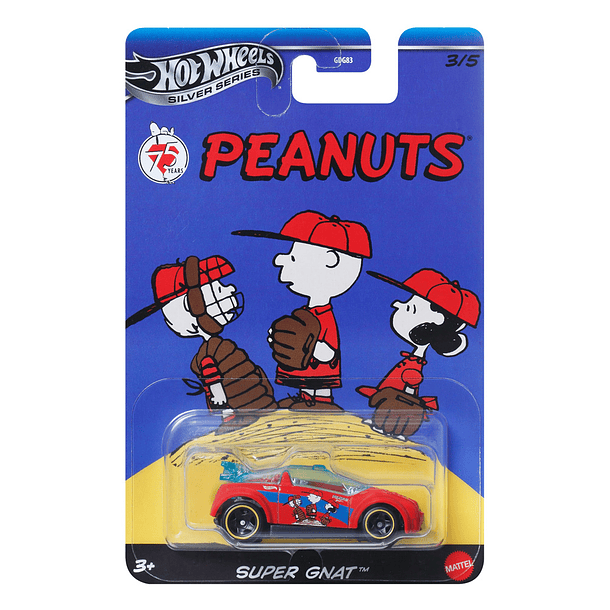 Hot Wheels Silver Series Peanuts - Super Gnat 