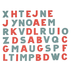 Smoby - 48 Letras Magnéticas