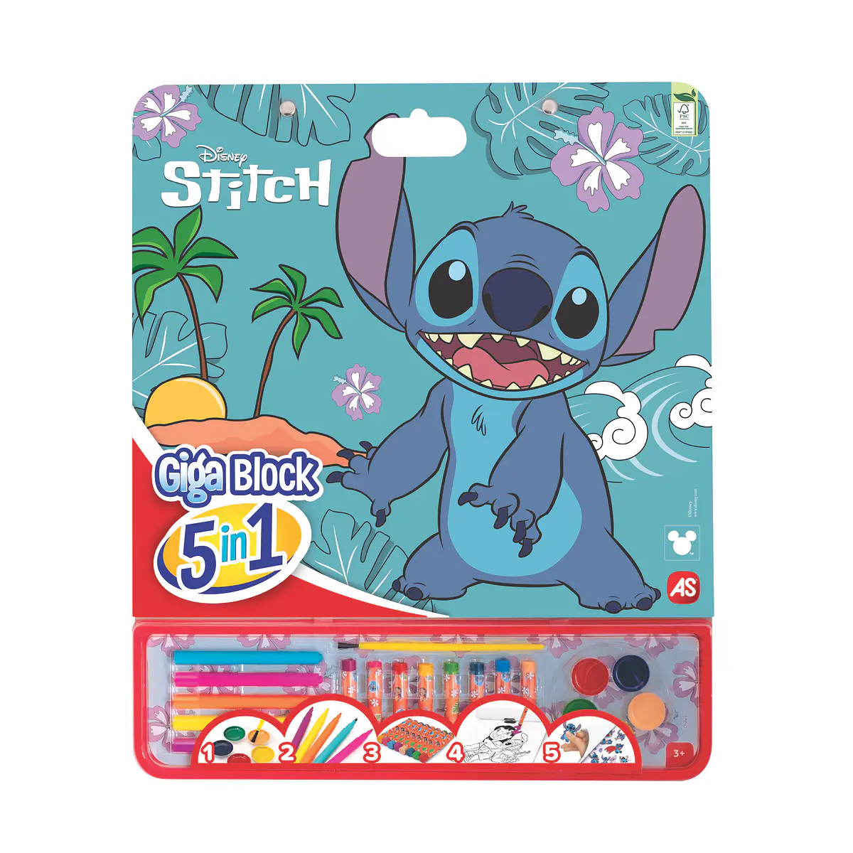 Stitch - Bloco Gigante 5 em 1 | Cubos Luminosos