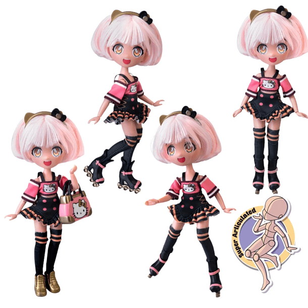 Hello Kitty - Manga Doll Golden Diva Roller 3