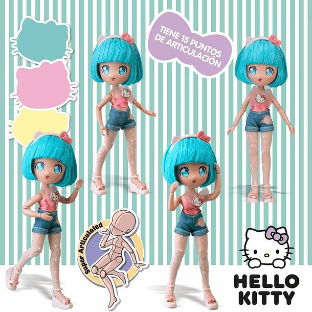 Hello Kitty - Manga Doll Pretty Pink & Scooter 3