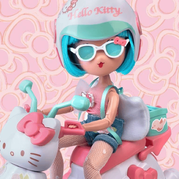Hello Kitty - Manga Doll Pretty Pink & Scooter 5