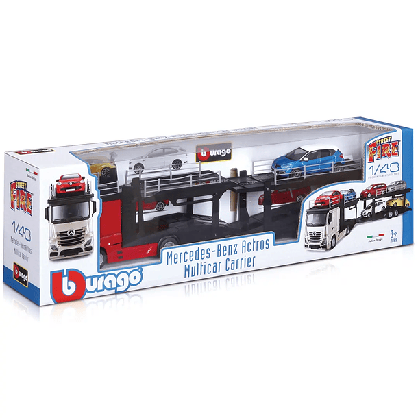 Bburago 1:43 - Camião Reboque Mercedes-Benz Actros 1