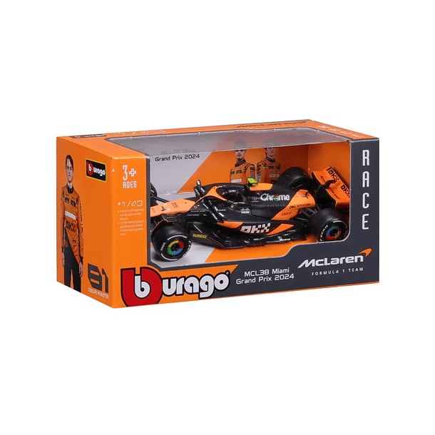 Bburago 1:43 - McLaren  MCL38 #4 Lando Norris 1