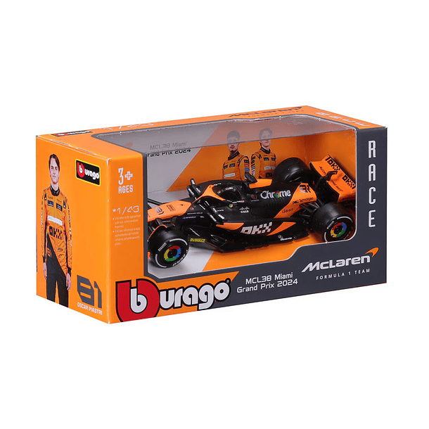 Bburago 1:43 - McLaren  MCL38 #81 Oscar Piastri 1