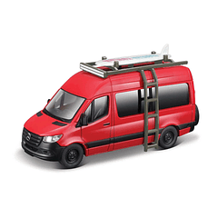 Maisto 1:43 - Mercedes Benz Sprinter Vermelha