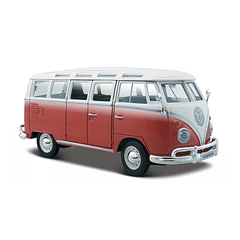 Maisto 1:24 - Volkswagen Van Samba Vermelha