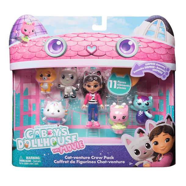 Gabby's Dollhouse The Movie - Conjunto de Figuras 1