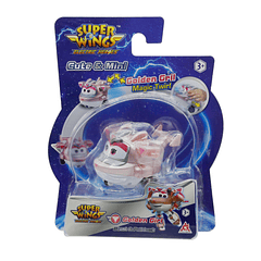 Super Wings Eletric Heroes - Mini Veículo Golden Girl