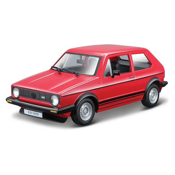 Bburago 1:24 - Volkswagen Golf MK1 GTI 1979 Vermelho 