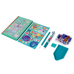 Stitch - Conjunto com Diário Pintura de Diamantes