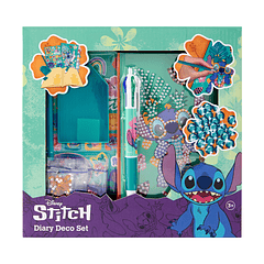 Stitch - Conjunto com Diário Pintura de Diamantes