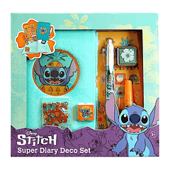 Stitch - Conjunto com Diário + Caneta Multicolor