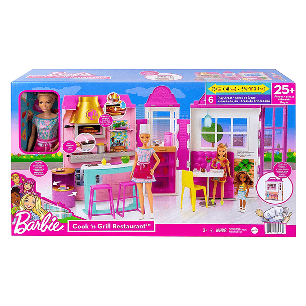 Barbie Restaurante Cook 'N Grill 1