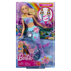 Barbie Sereia Mágica Florescente