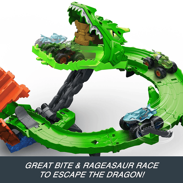 Hot Wheels Monster Trucks - Dragon Demolition 4