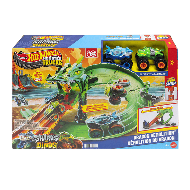 Hot Wheels Monster Trucks - Dragon Demolition 1