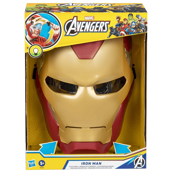 Máscara com Viseira Móvel - Iron Man 1