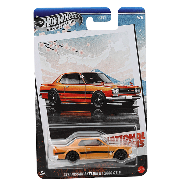 Hot Wheels Silver Series National Icons - 1971 Nissan Skyline HT 2000 GT-R 