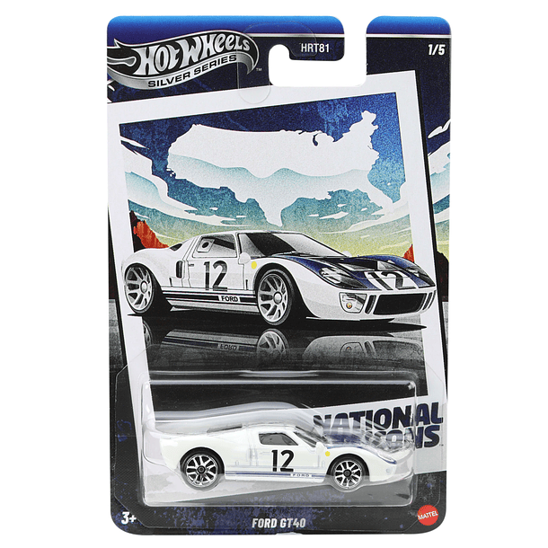 Hot Wheels Silver Series National Icons - Ford GT40 