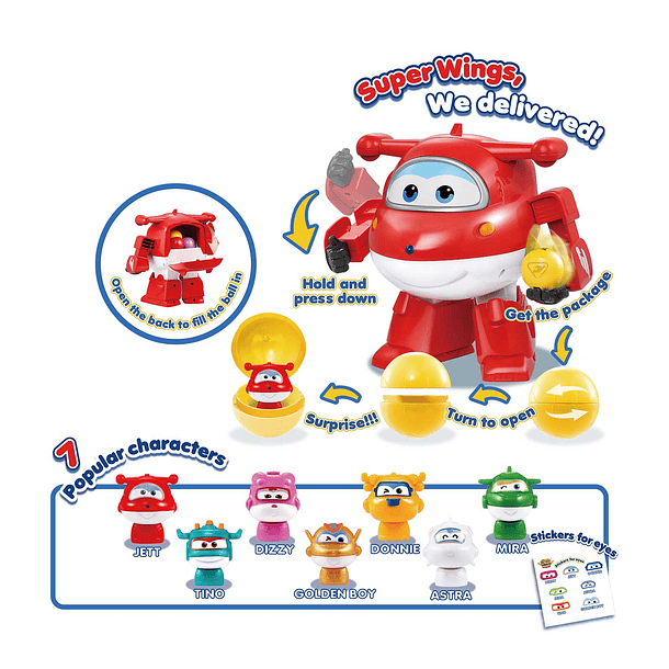Super Wings - Jett Bolas Surpresa 2
