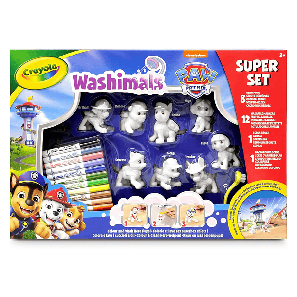 Crayola Washimals -Super Set Patrulha Pata 1
