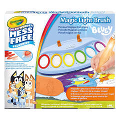 Crayola Color Wonder Mess Free - Pincel Mágico Luminoso Bluey