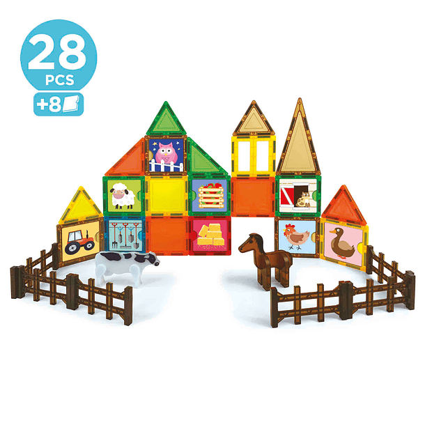 Educa - Magnetics Eco Farm 28 peças 2