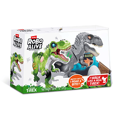 Robo Alive - Ataque do Dinossauro T-Rex Cinza
