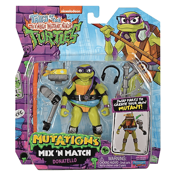 Tartaruga Ninja Mutations - Figura Básica Donatello 1