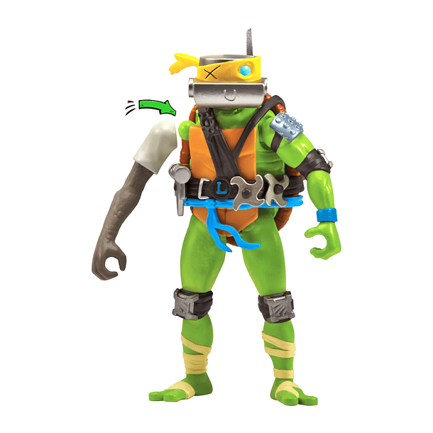 Tartaruga Ninja Mutations - Figura Básica Leonardo 3