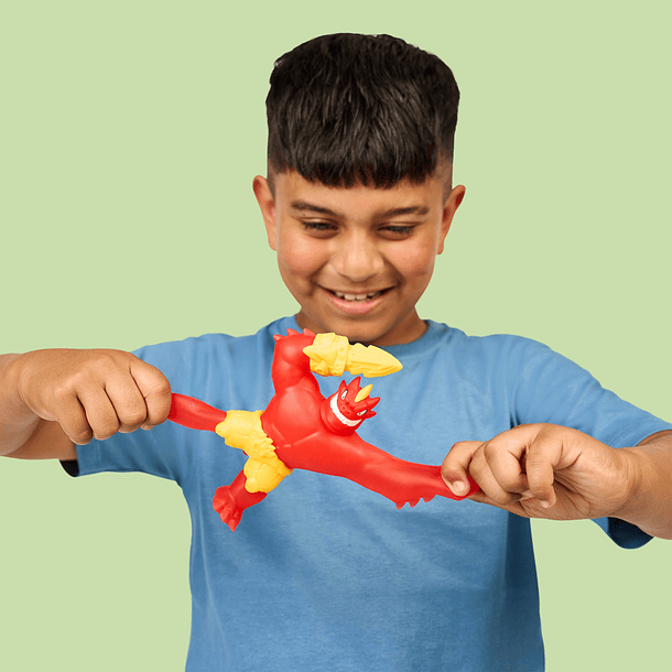 Goo Jit Zu Meteor Madness  - Figura Básica Scrunchy Blazagon 4