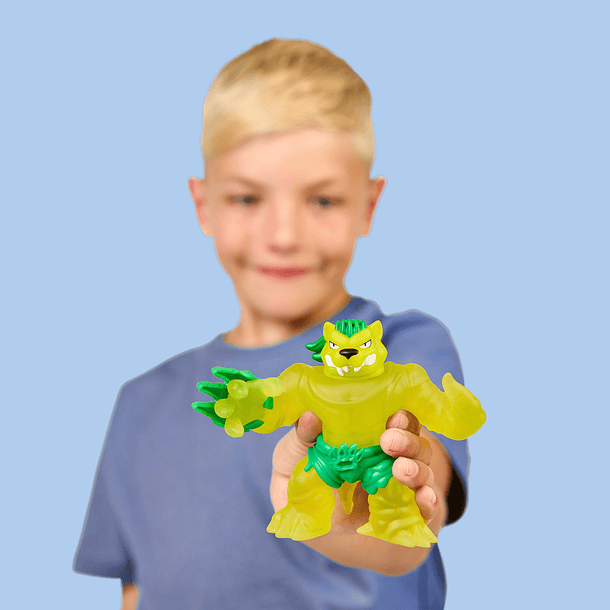 Goo Jit Zu Meteor Madness  - Figura Básica Stretchy Jagooar 3