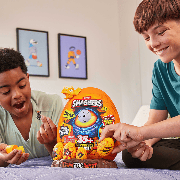 Smashers Dino Egg Hunt - Ovo Surpresa Grande 12