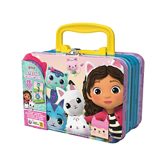 Gabby's Dollhouse - Mala de Metal Jogo da Memória