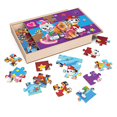 Patrulha Pata - 3 Puzzles de Madeira