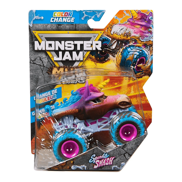 Monster Jam Mud Blasters - Color Change Sparkle Smash 