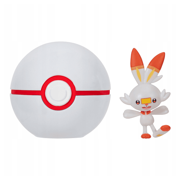 Pokémon Clip 'N' Go - Scorbunny + Premier Ball 2